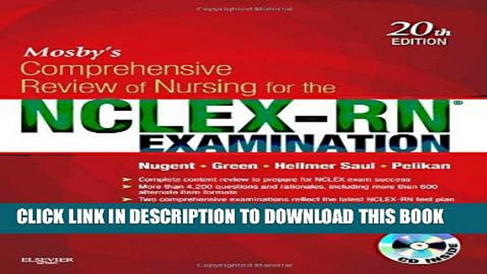 Collection Book Mosby s Comprehensive Review of Nursing for the NCLEX-RNÂ® Examination, 20e (Mosby