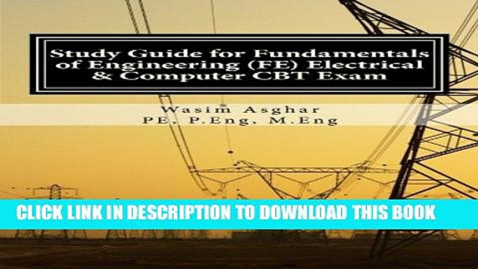 Collection Book Study Guide for Fundamentals of Engineering (FE) Electrical and Computer CBT Exam: