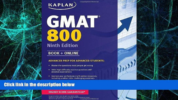 Big Deals  Kaplan GMAT 800: Advanced Prep for Advanced Students (Kaplan Test Prep)  Free Full Read