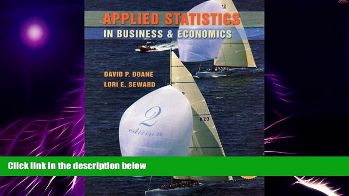 Big Deals  Applied Statistics in Business and Economics  Free Full Read Best Seller