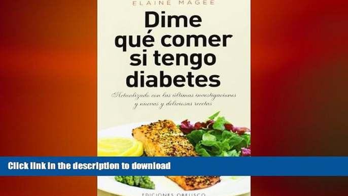 READ  Dime que comer si tengo diabetes (Coleccion Salud y Vida Natural) (Spanish Edition)  BOOK