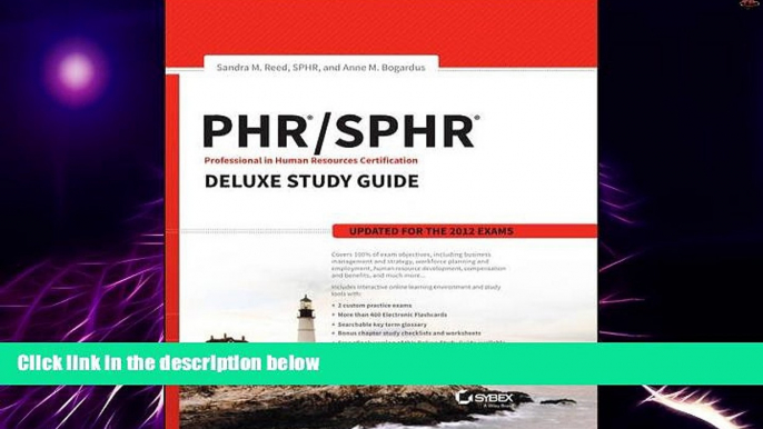 Big Deals  PHR / SPHR Professional in Human Resources Certification Deluxe Study Guide  Free Full