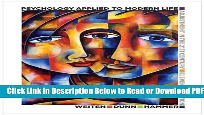 [Get] Psychology Applied to Modern Life: Adjustment in the 21st Century Free New