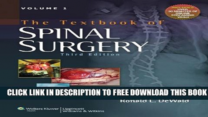 Collection Book The Textbook of Spinal Surgery