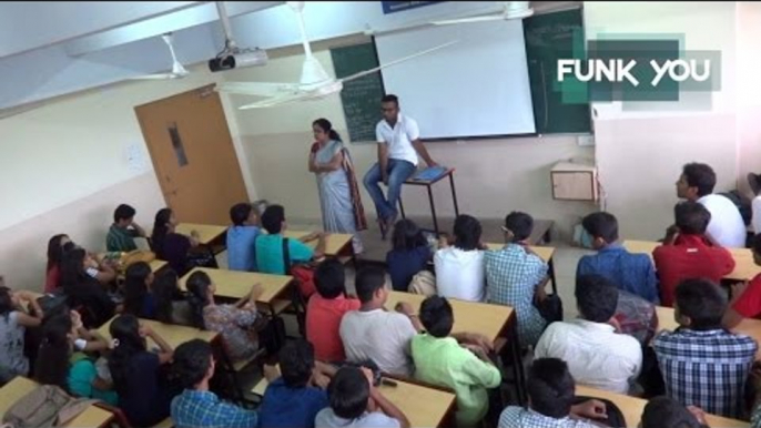 BEST CLASSROOM PRANK EVER!!! Professor Stabbed in Lecture (Prank in India)