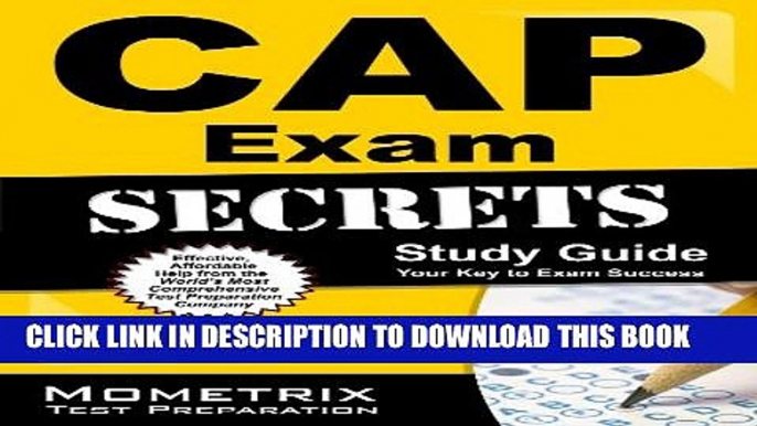 New Book CAP Exam Secrets Study Guide: CAP Test Review for the Certified Administrative