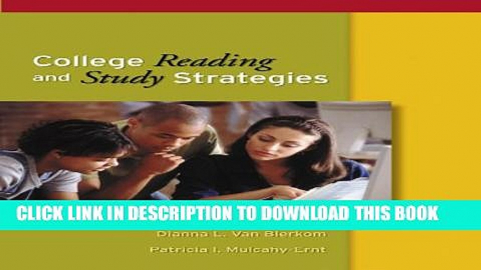 Collection Book College Reading and Study Strategies (with InfoTrac) (Study Skills/Critical