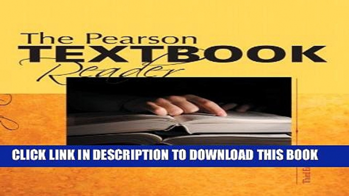 New Book The Pearson Textbook Reader (3rd Edition)