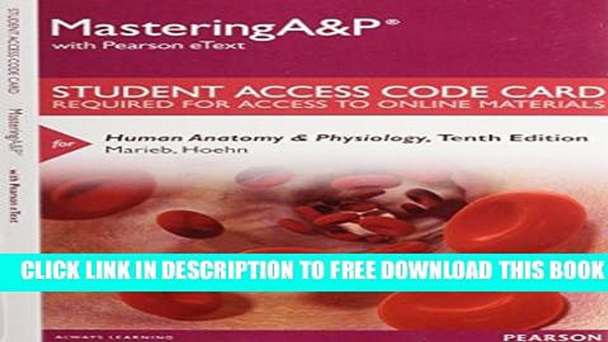 Collection Book MasteringA P with Pearson eText -- Standalone Access Card -- for Human Anatomy