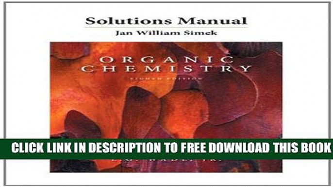 Collection Book Solutions Manual for Organic Chemistry