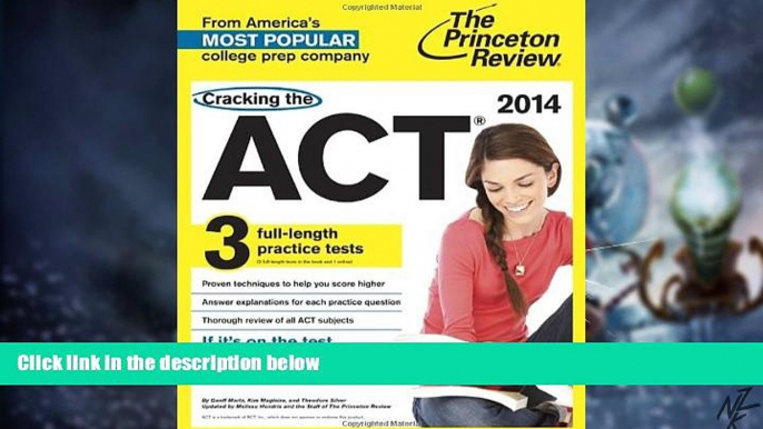 Big Deals  Cracking the ACT with 3 Practice Tests, 2014 Edition (College Test Preparation)  Free