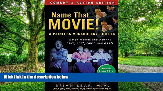 Big Deals  Name That Movie! A Painless Vocabulary Builder Comedy   Action Edition: Watch Movies