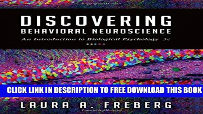 New Book Discovering Behavioral Neuroscience: An Introduction to Biological Psychology