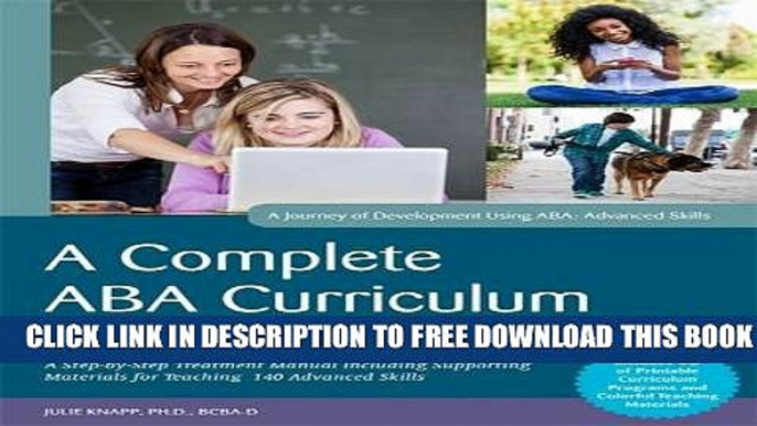 New Book A Complete ABA Curriculum for Individuals on the Autism Spectrum with a Developmental Age