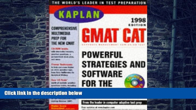 Big Deals  KAPLAN GMAT CAT 1998 WITH CD- ROM  Free Full Read Most Wanted