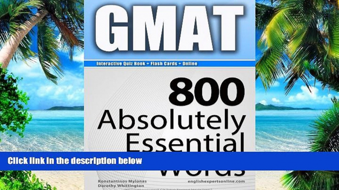 Big Deals  GMAT Interactive Quiz Book + Online + Flash Cards/800 Absolutely Essential Words. A