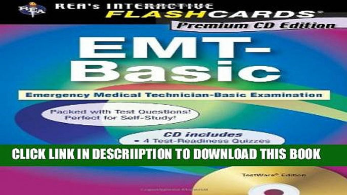 [New] EMT-Basic - Interactive Flashcards Book for EMT (REA), Premium Edition incl. CD-ROM