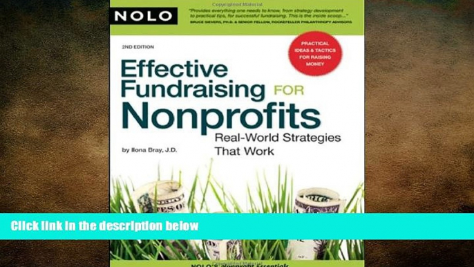 READ book  Effective Fundraising for Nonprofits: Real-World Strategies That Work  FREE BOOOK