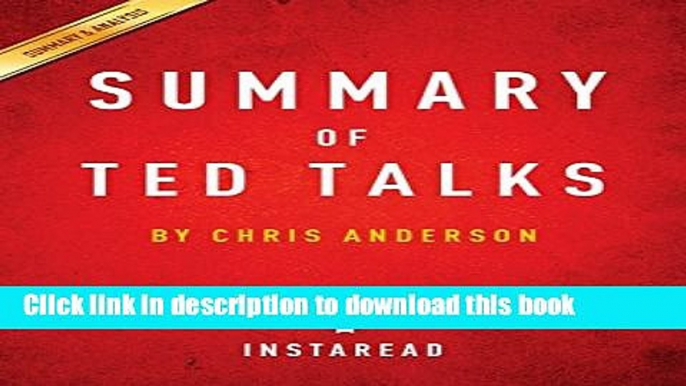 [PDF] Summary of Ted Talks by Chris Anderson Includes Analysis Full Online