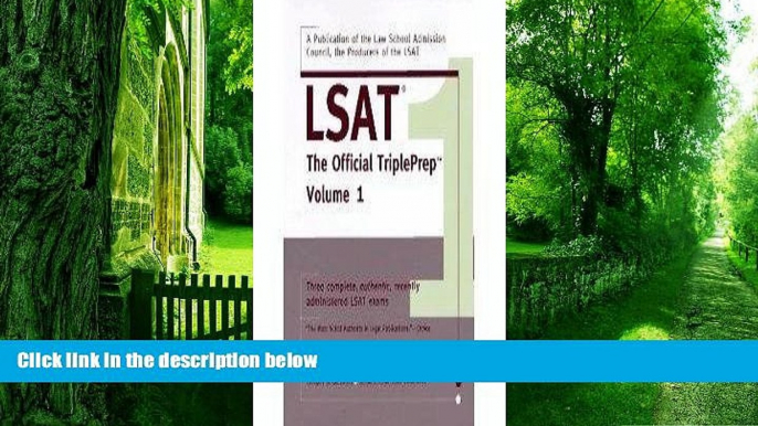 Big Deals  LSAT: The Official TriplePrep Volume 1  Best Seller Books Best Seller