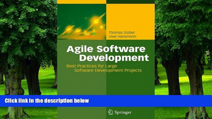 Big Deals  Agile Software Development: Best Practices for Large Software Development Projects