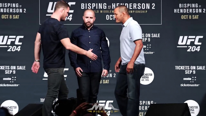 UFC 204: Michael Bisping vs. Dan Henderson Staredown