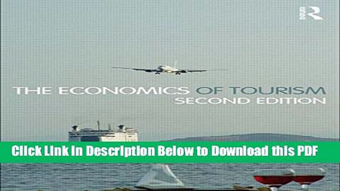 [PDF] The Economics of Tourism Ebook Free