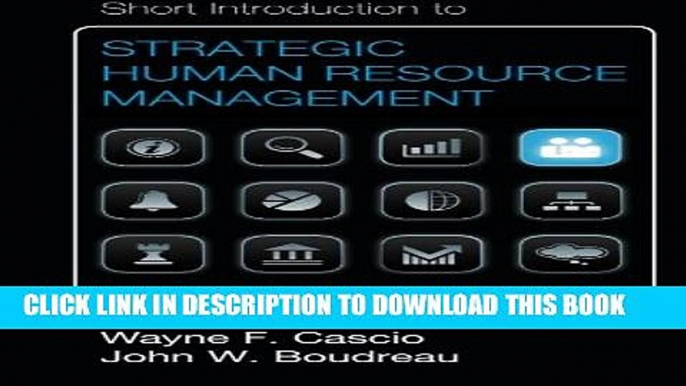 [PDF] Short Introduction to Strategic Human Resource Management (Cambridge Short Introductions to