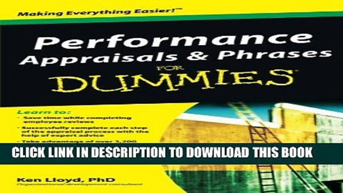 [PDF] Performance Appraisals and Phrases For Dummies Full Online