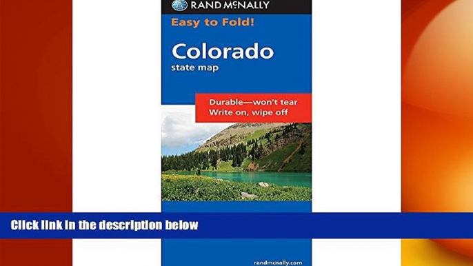 Free [PDF] Downlaod  Rand McNally Easy to Fold: Colorado (Laminated) (Easyfinder S)  DOWNLOAD