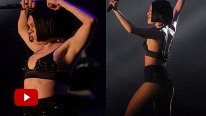 Jessie J STRIPS On Stage During Indonesia Performance
