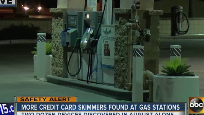 More credit card skimmers found at Arizona gas stations