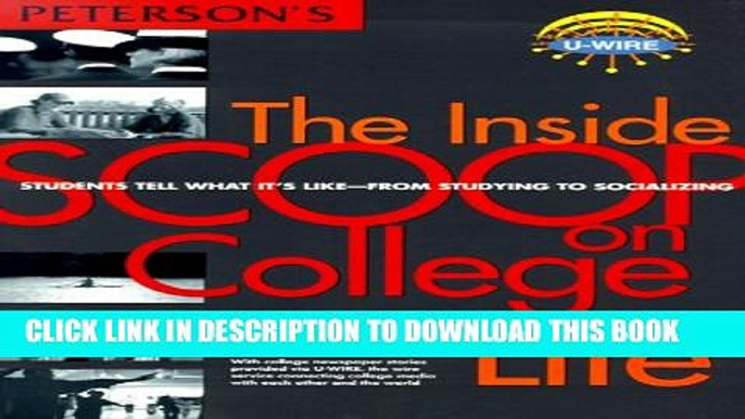 Collection Book Inside Scoop on College Life 1st ed