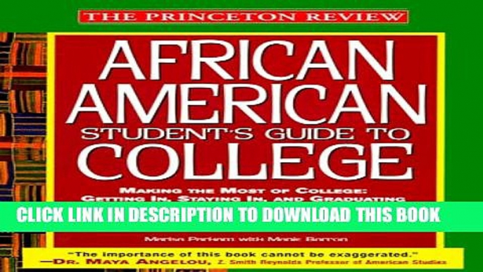 New Book The African American Student s Guide to College: Making the Most of College: Getting In,