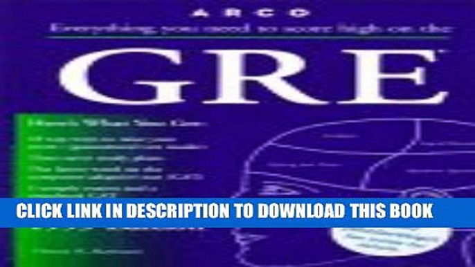 New Book Everything You Need to Score High on the Gre 1999 (Master the Gre)