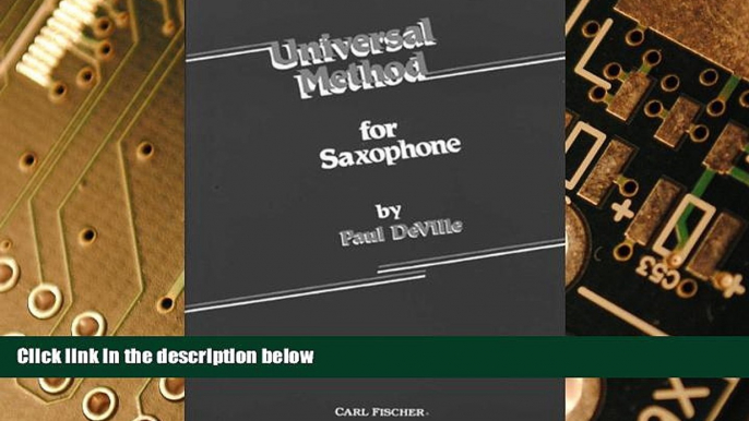 Big Deals  Universal Method for Saxophone  Free Full Read Most Wanted