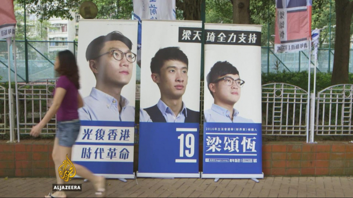 Hong Kong elections: Young candidates face uphill fight