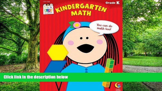 Big Deals  Kindergarten Math Stick Kids Workbook (Stick Kids Workbooks)  Best Seller Books Most