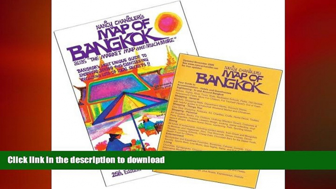 READ THE NEW BOOK Nancy Chandler s Map of Bangkok, 25th Edition READ PDF FILE ONLINE