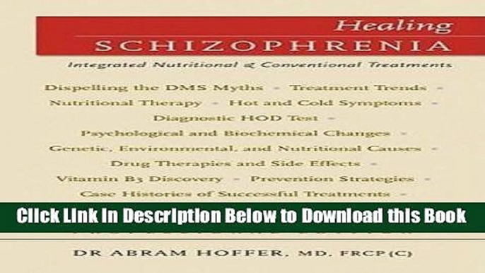 [Best] Healing Schizophrenia: Complementary Vitamin   Drug Treatments (Naturopathic Healing