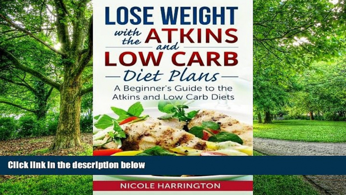 Big Deals  Lose Weight with the Atkins and Low Carb Diet Plans: A Beginner s Guide to the Atkins