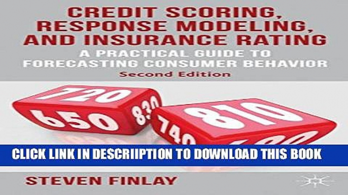 [PDF] Credit Scoring, Response Modeling, and Insurance Rating: A Practical Guide to Forecasting