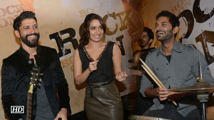 Rock On 2 TEASER LAUNCH Event Farhan Akhtar Shraddha Kapoor And Arjun Rampal