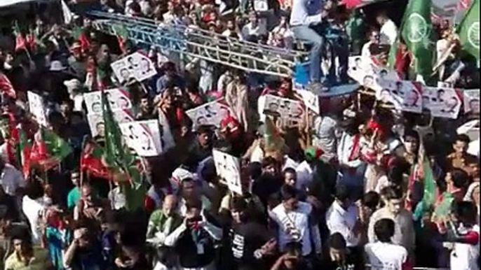 Mian Mehmood-UR-Rasheed's Speech from Azadi Container Shahdara