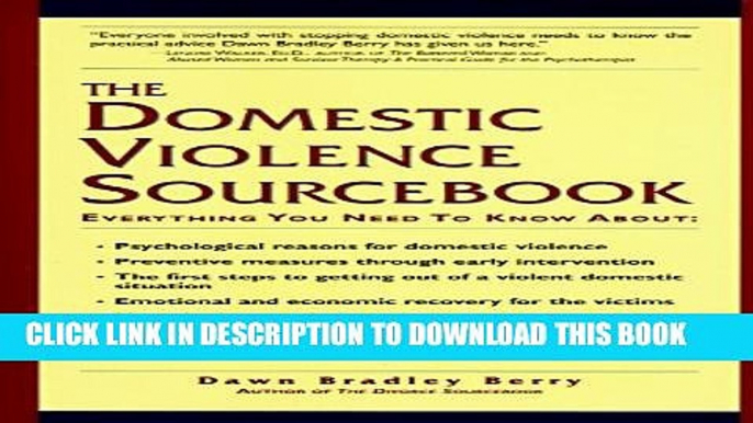 [PDF] Domestic Violence Sourcebook: Everything You Need to Know Popular Online