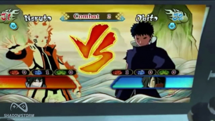 OBITO 10-TAILS JUUBI AWAKENING  Naruto Shippuden Storm Revolution  Gamplay ナルトストーム革命