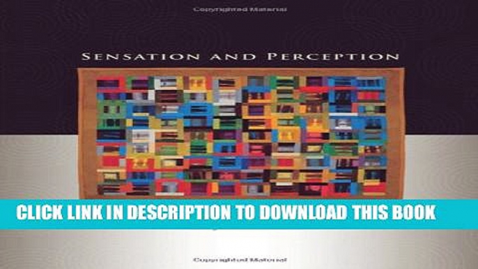 New Book Sensation and Perception, 8th Edition