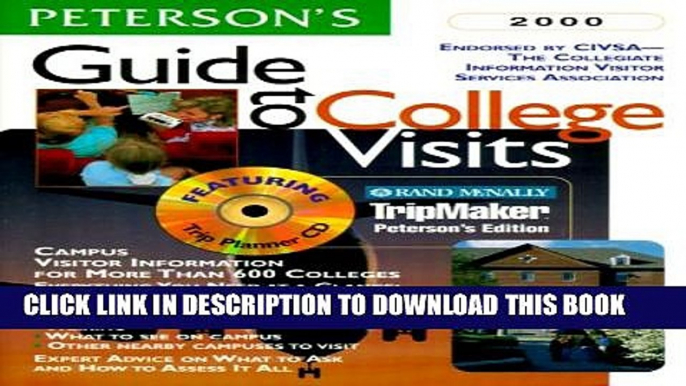 New Book Peterson s Guide to College Visits 2000