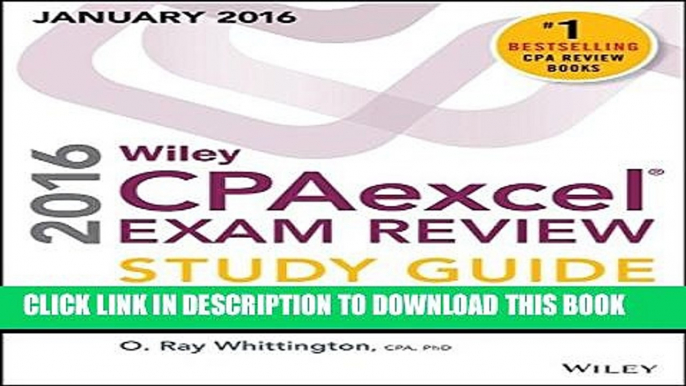 New Book Wiley CPAexcel Exam Review 2016 Study Guide January: Business Environment and Concepts