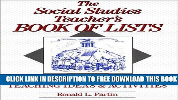 New Book The Social Studies Teacher s Book of Lists